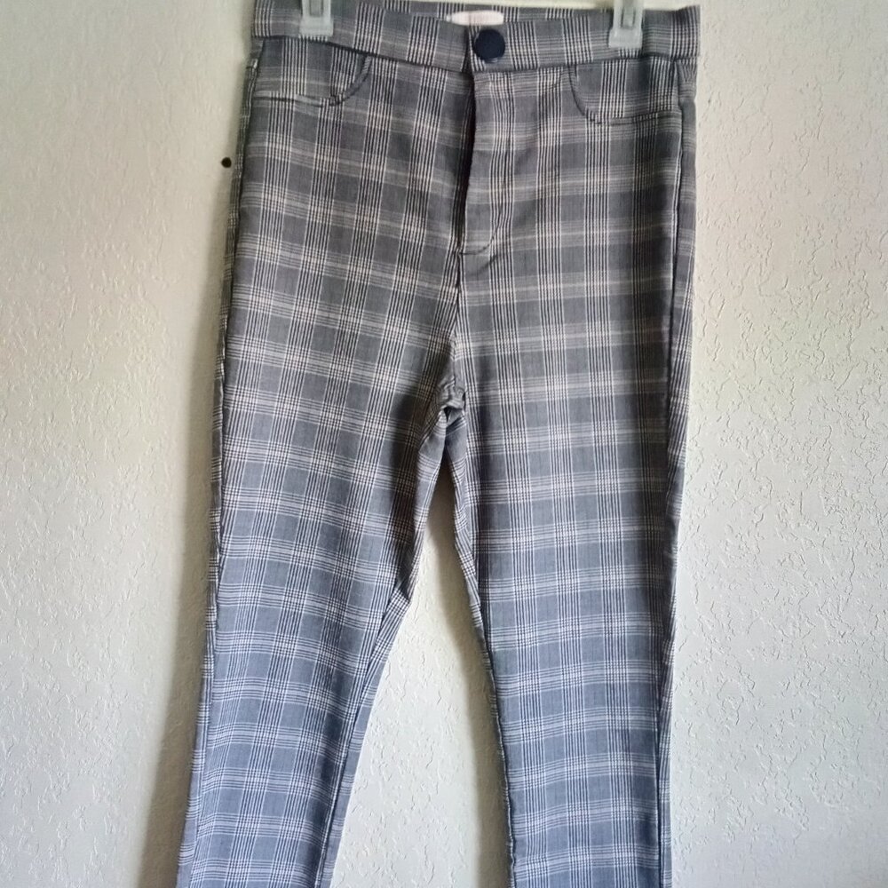 ELITE COLLECTION HIGH WAISTED PLAID PANTS